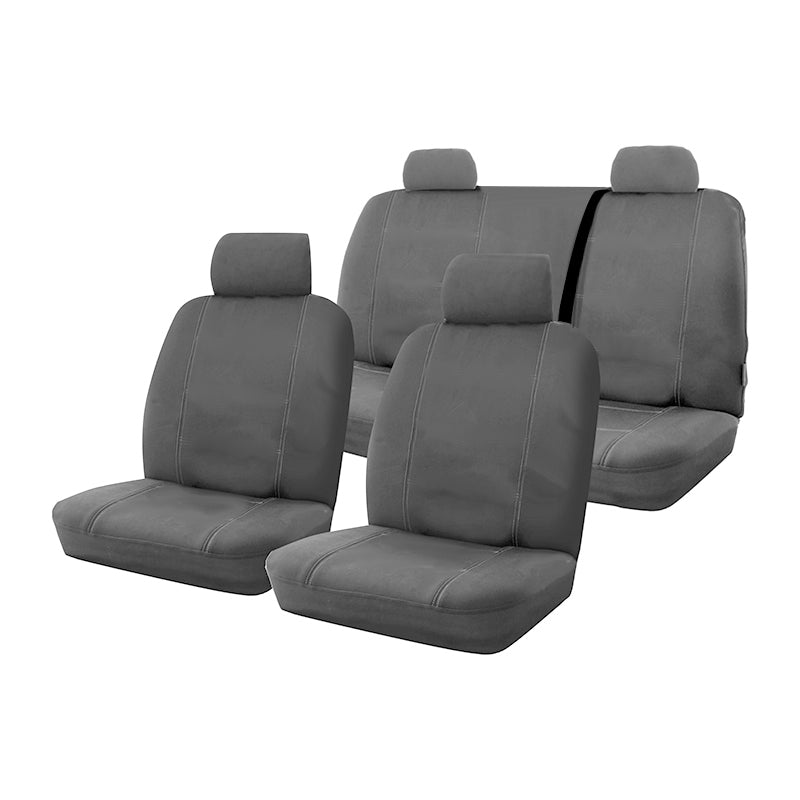 Canvas Car Seat Covers Suits Holden Colorado RG LX LT Crew Cab Dual 6/2012-10/2013 Airbag Safe