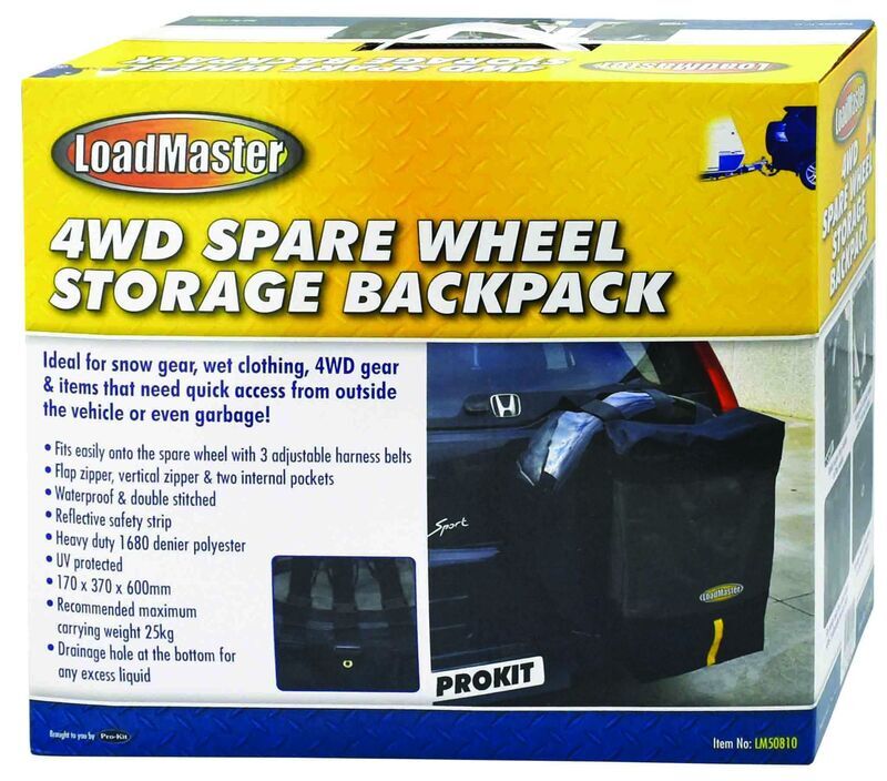 4WD Spare Wheel Bin Storage Backpack With Flap Zipper LM50810