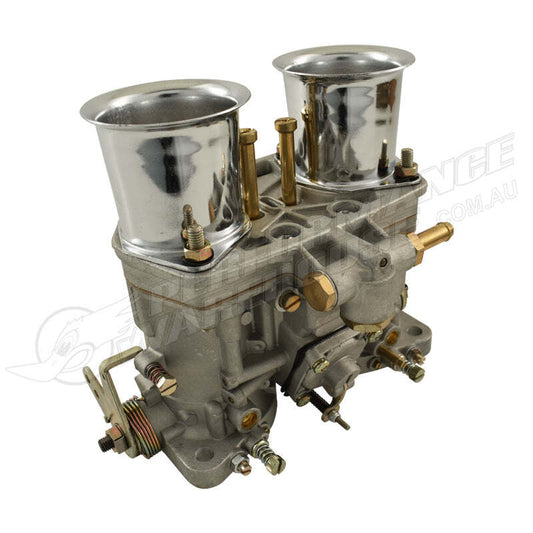 Weber Style Downdraft Carburettor with Chrome Ram Tubes 48 IDF  CAL-F48IDF