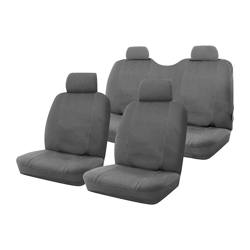 Canvas Custom Car Seat Covers Suits Mazda BT-50 Dual Cab 11/2006-10/2011 Airbag Deploy Safe