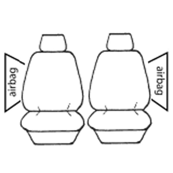 Wet N Wild Neoprene Seat Covers Set Suits Hyundai Staria US4.V1 Base Model, Elite, Highlander Wagon 6/2021-On 3 Rows