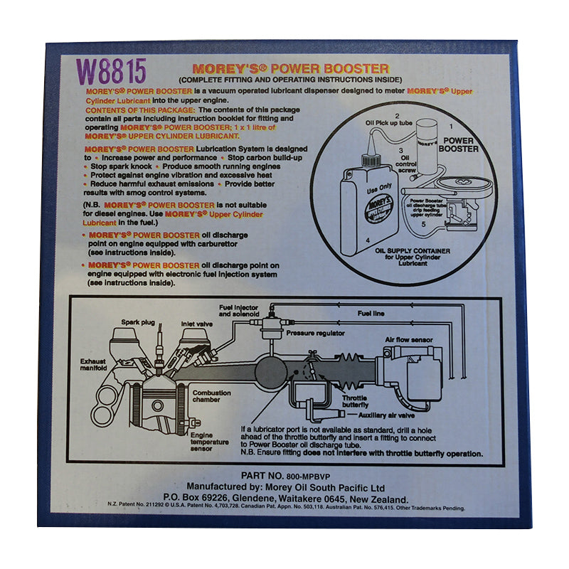 Morey's Power Booster Valve Protector Lubrication System 800-MPBVP Moreys