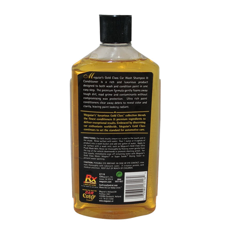 Meguiars Gold Class Car Wash Shampoo & Conditioner G7116