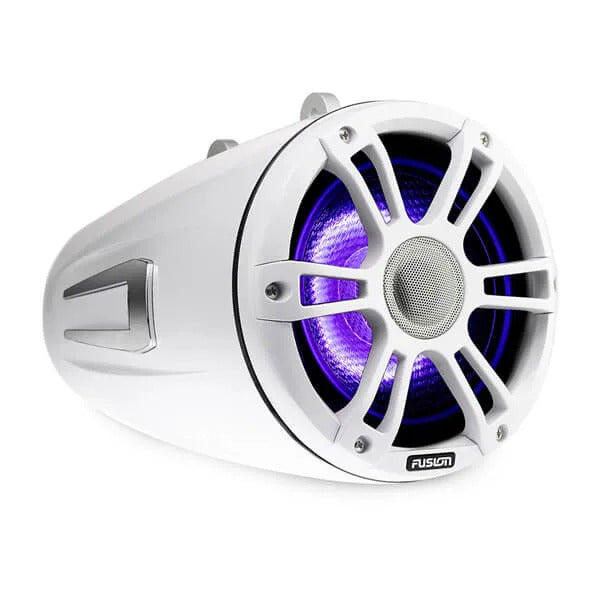 Fusion Marine 6.5" 230 Watt Sports White Marine Wake Tower Speakers with CRGBW p/n 010-02438-01