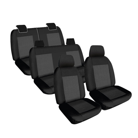 Weekender Jacquard Seat Covers suits Toyota Prado 150 Series GX 7 Seater 6/2021-On Waterproof