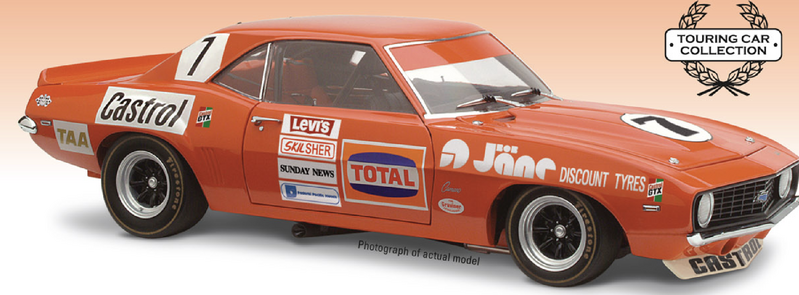 1:18 Classic Carlectables Chevrolet ZL-1 Camaro 1972 ATCC Round 1 Symmons Plains 2nd Place 18786