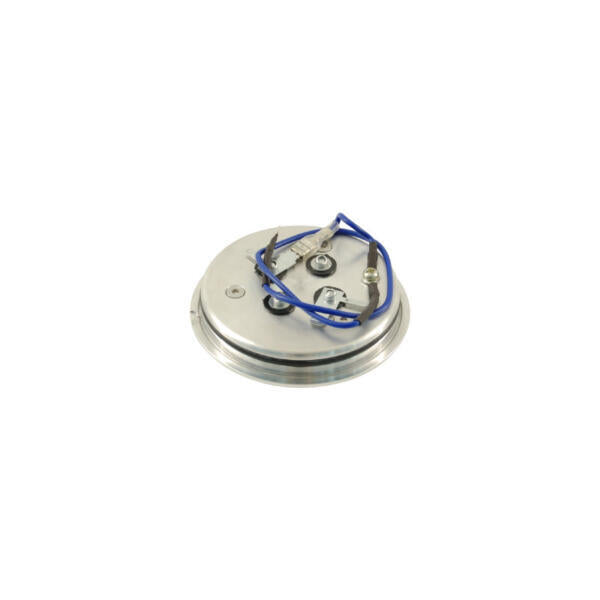 Cal Custom Polished Aluminium Small Smooth Style Horn Button, Suits 9 Bolt Wheels CAL-4650