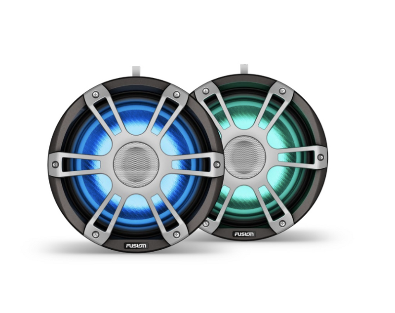 Fusion Marine 8.8" 330W Sports White Marine Wake Tower Speakers Signature Series 3i SG-FLT883SPW