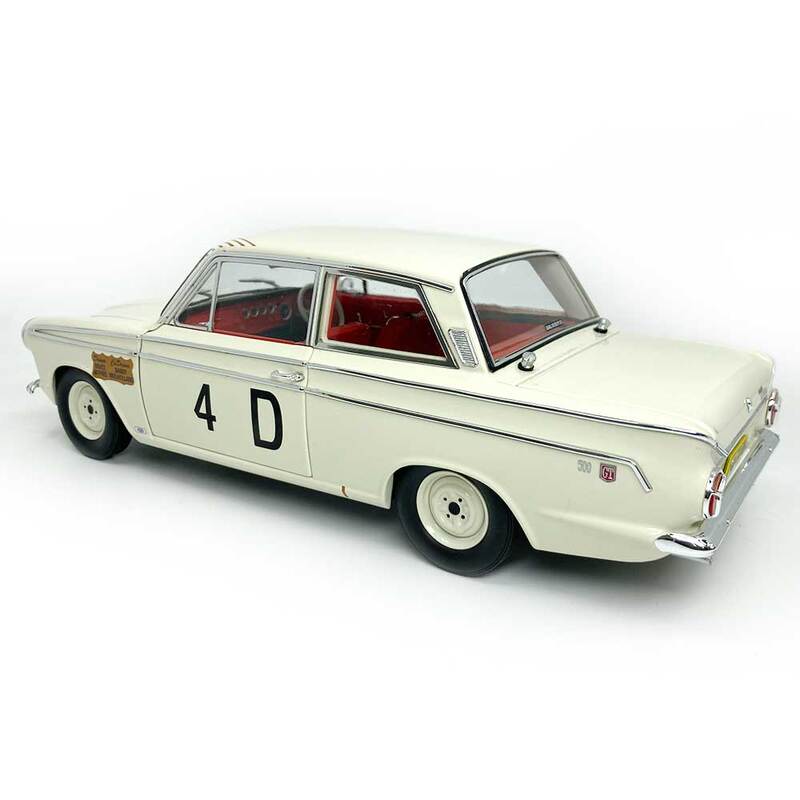 1:18 Classic Carlectables Suits Ford Cortina GT 500 1965 Bathurst Second Place Car 18778