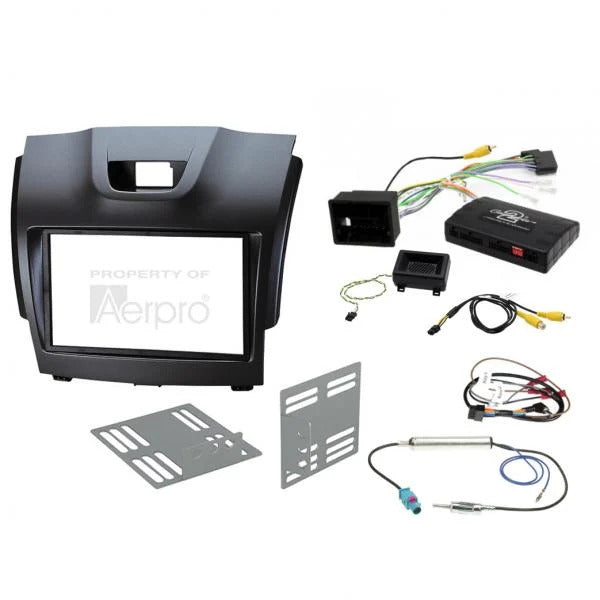 Facia Install kit Double Din Suits Holden Colorado 2014-2016 Grey FP8063GC