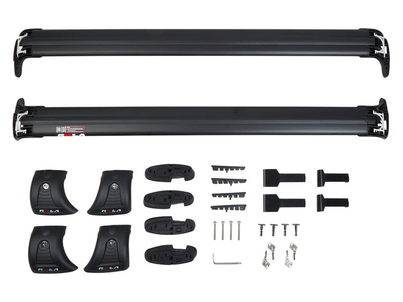 Rola Roof Racks Suits Ford Ranger PX/2/3 4D Ute 10/2011-04/2022 2 Bars GTX070