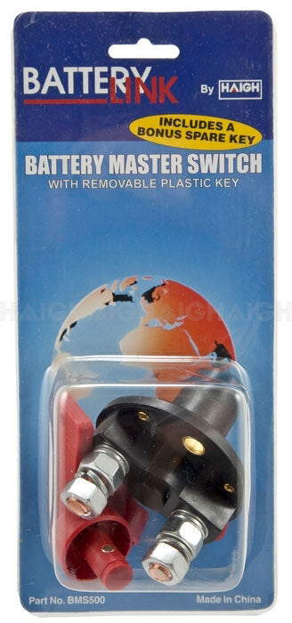 Battery Master Isolator Cut Off Kill Switch Removable Key BMS500