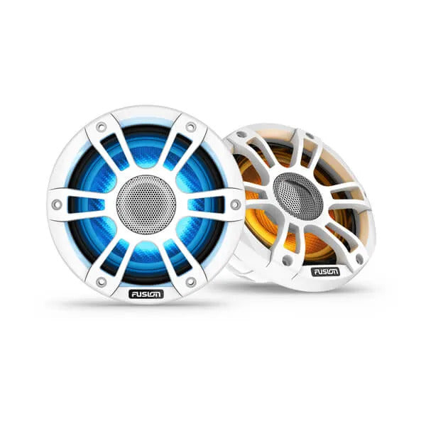 Fusion Sports White 3i Marine Signature 6.5 inch LED Light Speakers 230W SG-FL653SPW