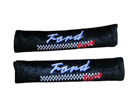 Seat Belt Pads Fard Racer Black Pair MRBF004