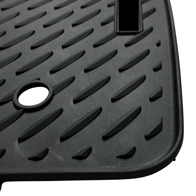 Rubber Custom Floor Mats Suits Mazda 3 BM BN Hatch/Sedan 2/2014-3/2019 Front & Rear Black MRBMZ002BLK2RW