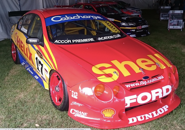 1:18 Classic Carlectables Steven Johnson 2002 DJR Falcon AU Shell Helix 18035