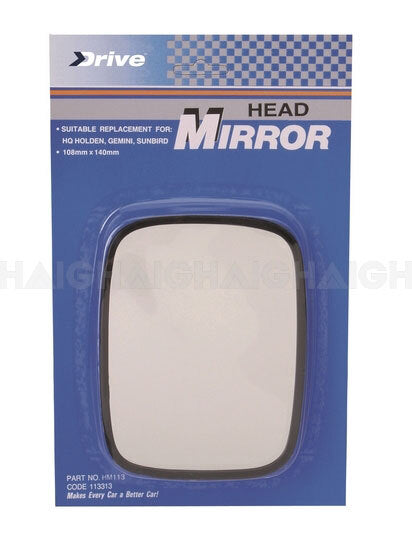 Replacement Mirror Head suits Holden HQ-HZ , Gemini, Torana, Sunbird HM113