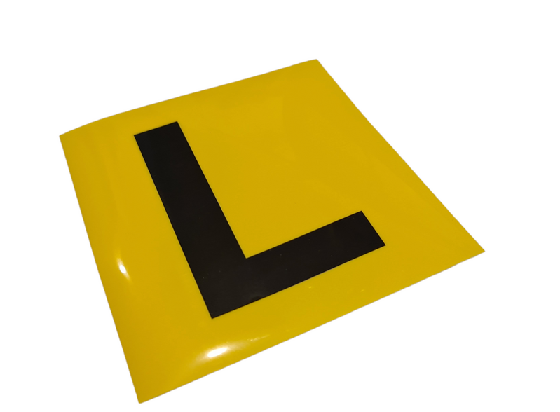 Plastic Learner's L Plastic Plates One Pair L2