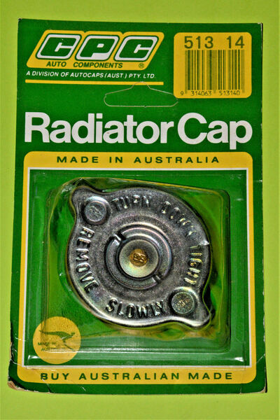 CPC Radiator Cap Suits Ford Fairlane NC NF NL NU AU, Falcon EB, ED, EF, EL 20 PSI 140 KPA 52220