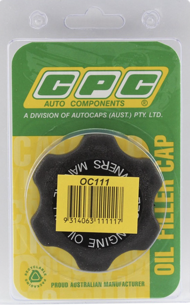 CPC Oil Filler Cap suits Chrysler 300C, Neon, PT Cruiser, Voyager, Cherokee, Grand Cherokee, Wrangler OC111