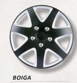 Gear-X Car Wheel Covers Hubcaps Classic Silver BOIGA Set Of 4 [Size: 16 inch] GXP962-16