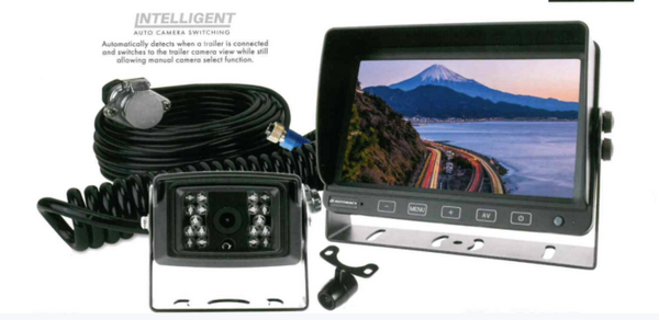 5 inch Heavy Duty Caravan LCD Monitor With 2 x Reverse Cameras HD5120CK