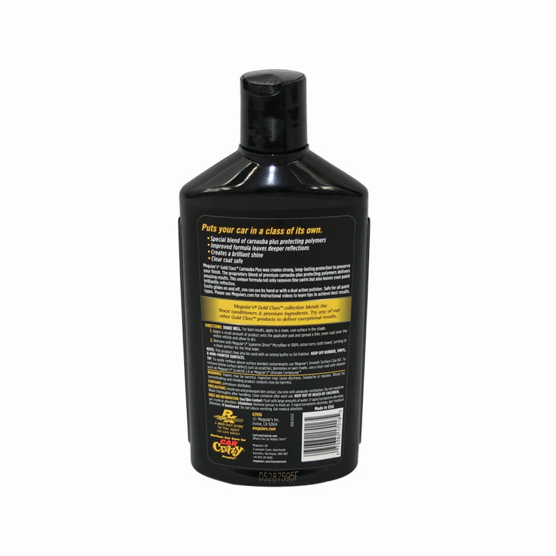 Meguiars Gold Class Clear Coat Wax 473Ml  G7016