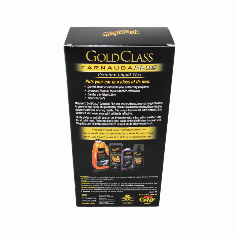 Meguiars Gold Class Clear Coat Wax 473Ml  G7016