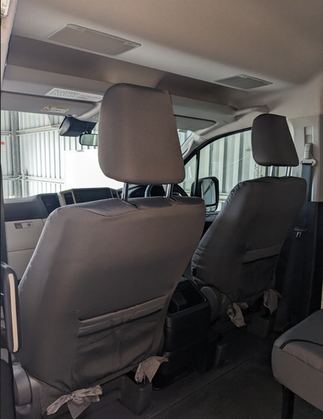 Kakadu Canvas Custom Made Seat Covers suits Toyota Hi-Ace Commuter Bus 2/2019-on 5 Rows