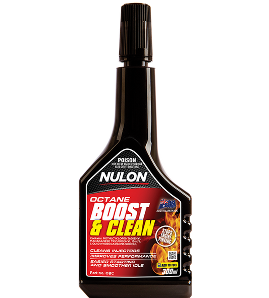 Nulon Octane Boost & Clean stops 300 ml OBC Trade Pack of 54 units