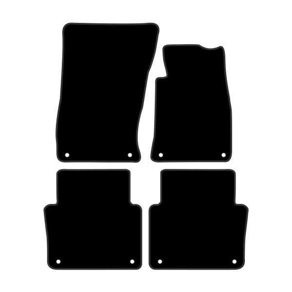 Floor Mats Suits Audi A8 2003 - 12/2008 Custom Front & Rear