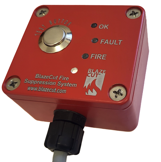 Blazecut Alarm Panel AAP400 kit with a test button for T and C Series KAAP400