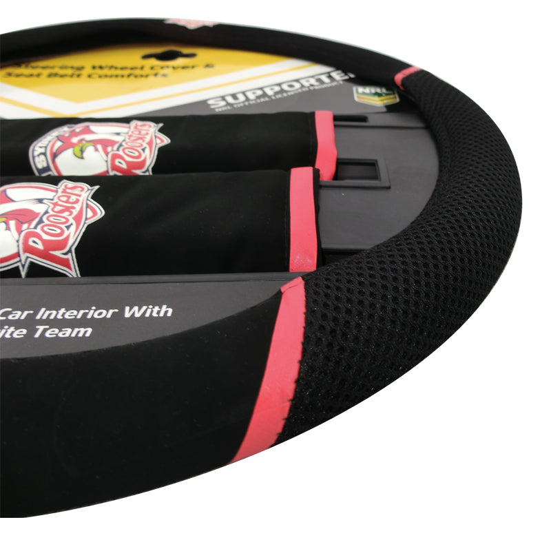 NRL Sydney Roosters Steering Wheel Cover