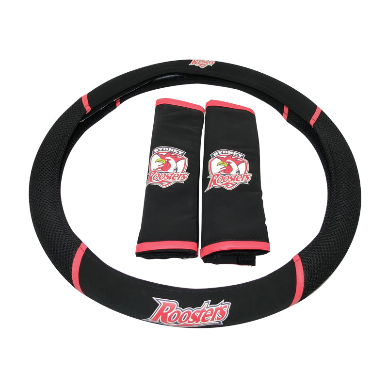 NRL Sydney Roosters Steering Wheel Cover