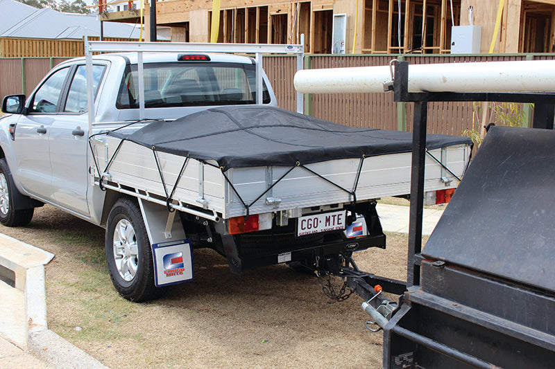 Trayback Heavy Duty Load Cover Single / Dual Cab Ute Cargo Mesh 2.5 x 2M CGN12