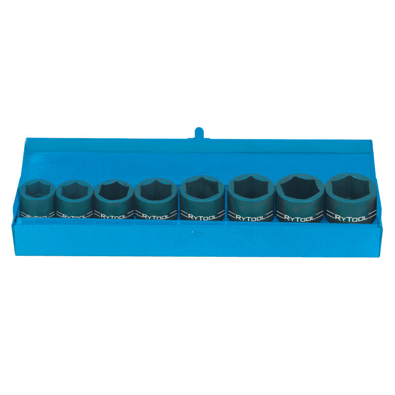 RyTool - 8 Piece 3/4 inch Drive AF Impact Socket Set