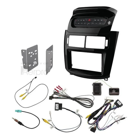 Facia Kit Double Din Piano Black Install Kit Suits Ford Territory SZ MK1 2011-2014 FP9660PK