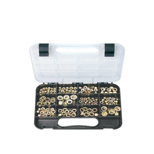 GJ Works Grab Kit Imperial AF Nyloc Self Locking Lock Nut 180 Piece Set GKA180