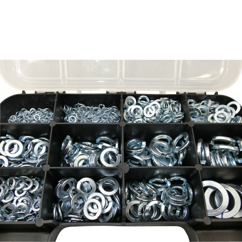 GJ Works Grab Kit 933 Piece Zinc Spring Washer Set GKA933 Metric Imperial