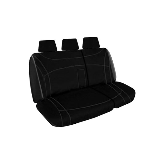 Getaway Neoprene Seat Covers Suits Mitsubishi Pajero (NS) GLX, VRX, Exceed, 7 Seater SUV 10/2006-12/2008 Black Stitch