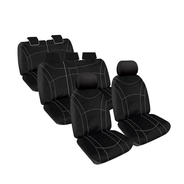 Getaway Neoprene Seat Covers Suits Ford Everest Trend/Titanium/Ambiente (UA) 2015-5/2022 Waterproof