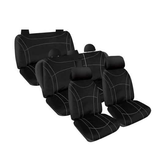 Getaway Neoprene Seat Covers Suits Mitsubishi Pajero 7 Seater All Badges (NT/NW) 2009-2014 Waterproof