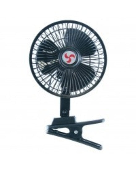 24V Truck Oscillating Fan 24cm 6 Inch Adjustable Arm