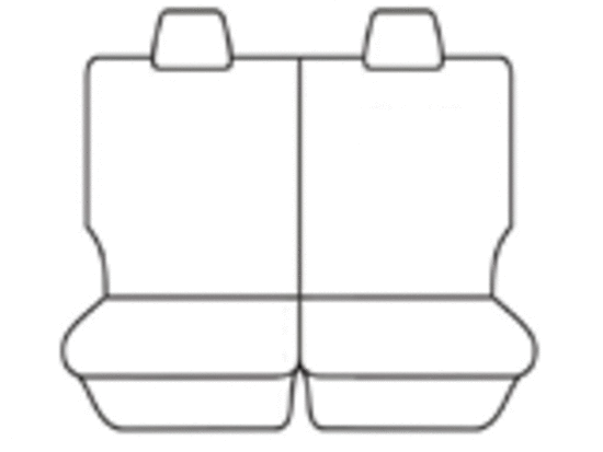 Outback Canvas Seat Covers suits Toyota Prado 150 Series Wagon-GX/GXL/VX/Kakadu 11/2009-On Charcoal