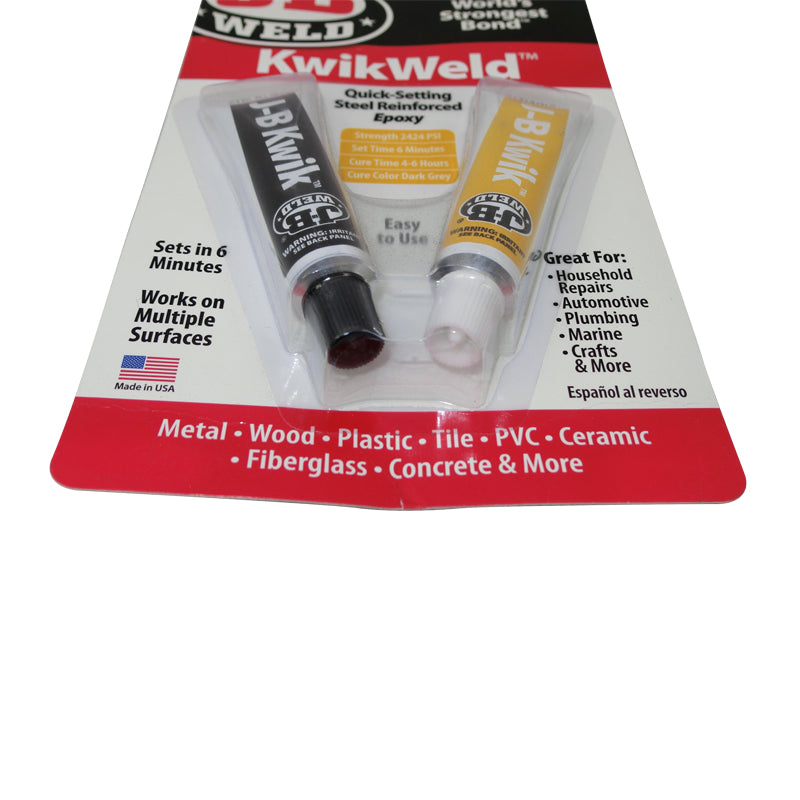 JB J-B Weld KwikWeld Steel Reinforced Epoxy 56.8gm 8276AUS 3127psi