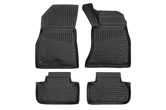 3D Rubber Floor Mats Suits Audi Q5 2019-On 4 Piece EXP.ELEMENT3D02464210k