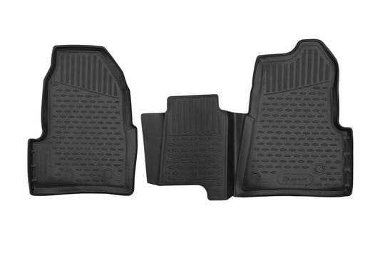 3D Rubber Floor Mats Suits Ford Transit 4th Gen 2013-2021 2 Piece EXP.ELEMENT3D02097210k.F