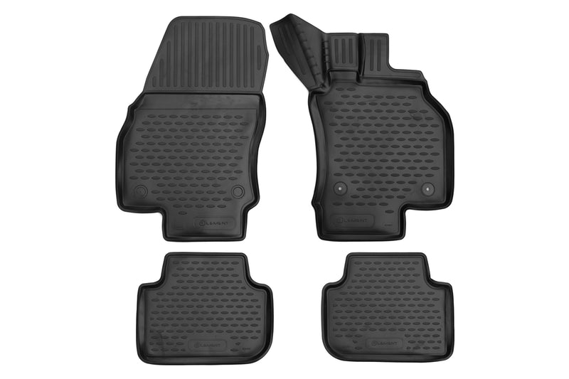 3D Rubber Floor Mats Suits Audi Q3 Sportback Type F3 2019-On 4 Piece EXP.ELEMENT3D02465210k