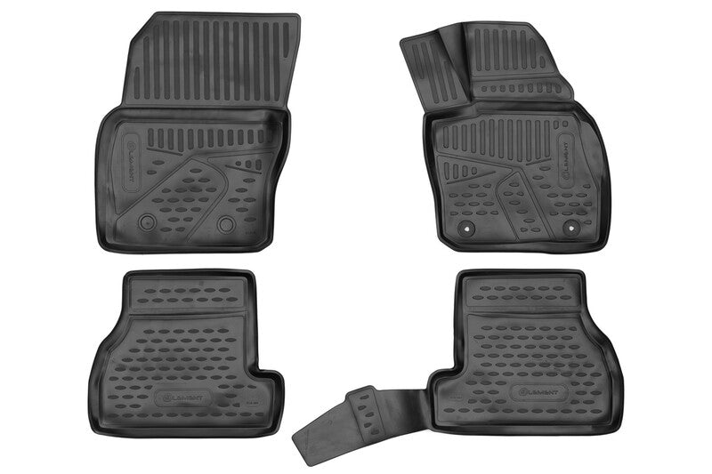 3D Rubber Floor Mats Suits Ford Focus 2018-On Sedan 4 Piece EXP.ELEMENT3D02098210k