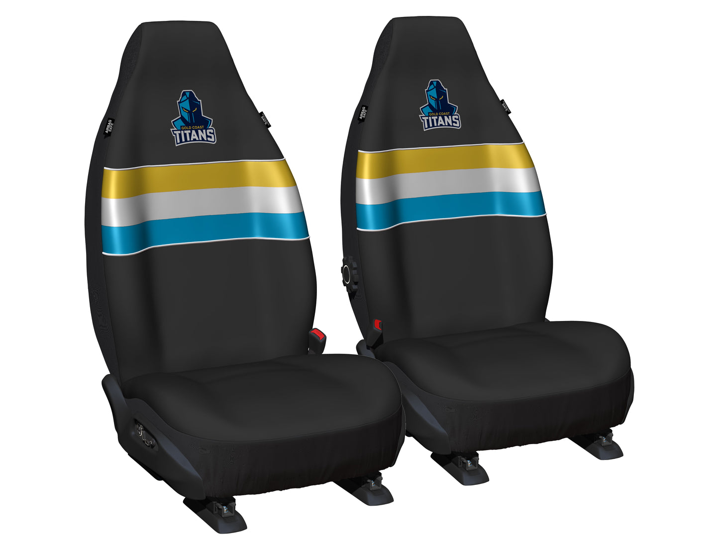 NRL Seat Covers Gold Coast Titans One Pair PPNRL-TTN22